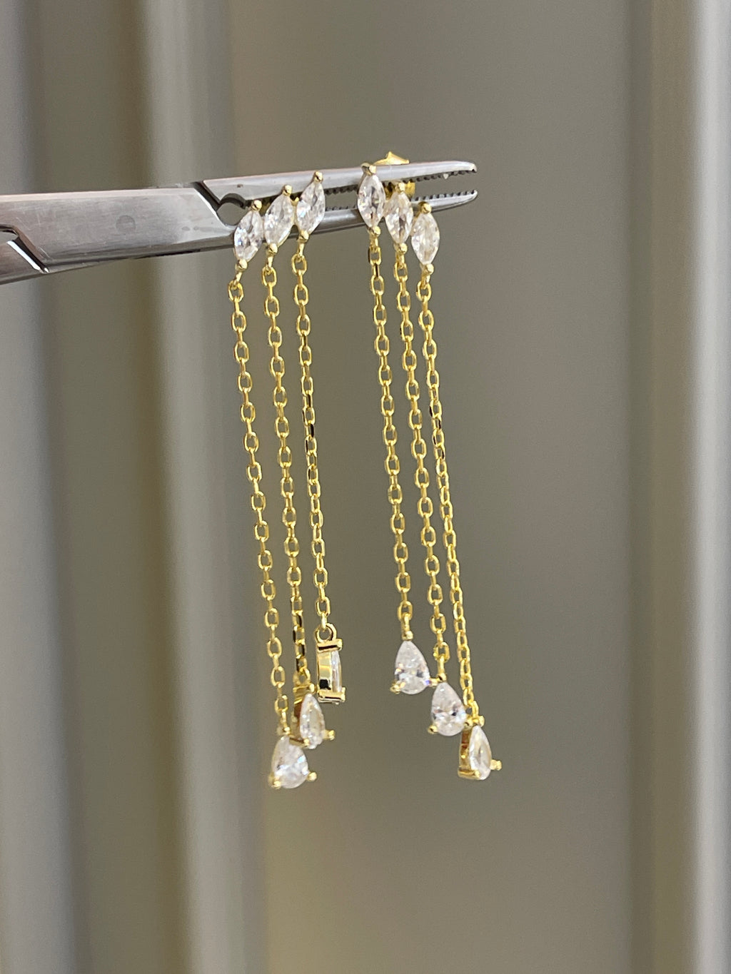 Becca Chain Tears Earrings