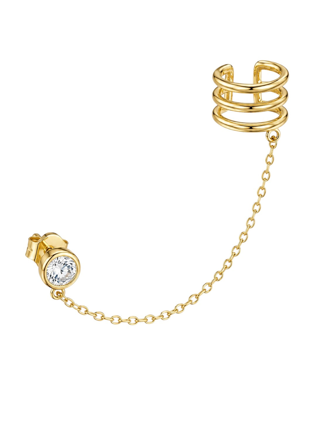 Loulou Tektaş Kıkırdak Cuff