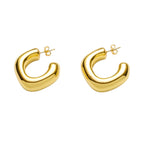 Lugo Kalın Q Halka Küpe