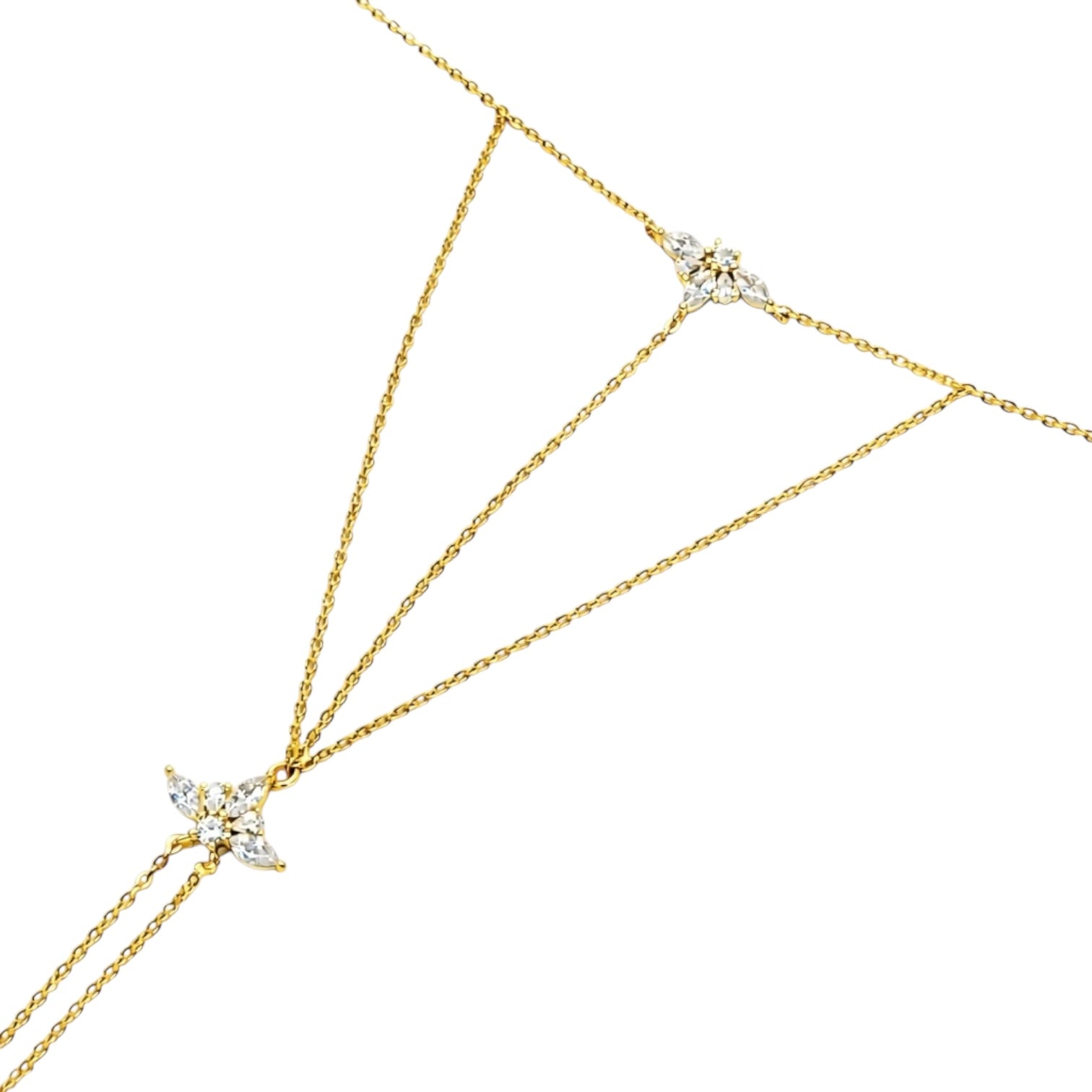 Lucca Lotus Altın Kaplama Gümüş Şahmaran