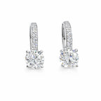 Leonie G Colour Taşlı Halka Tektaş Küpe