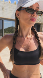 Tina Minimal Markiz  detaylı Kolye