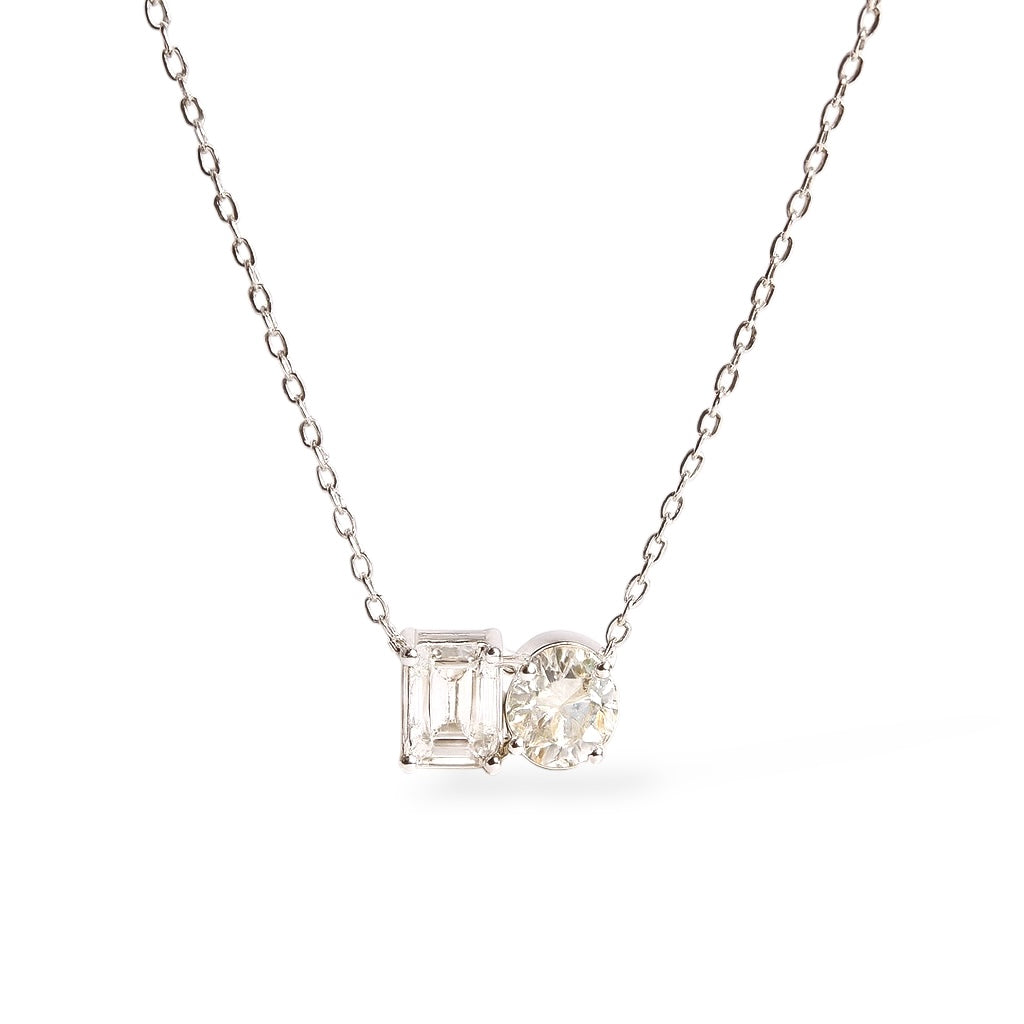 G Colour Baget Oval Tektaş Kolye