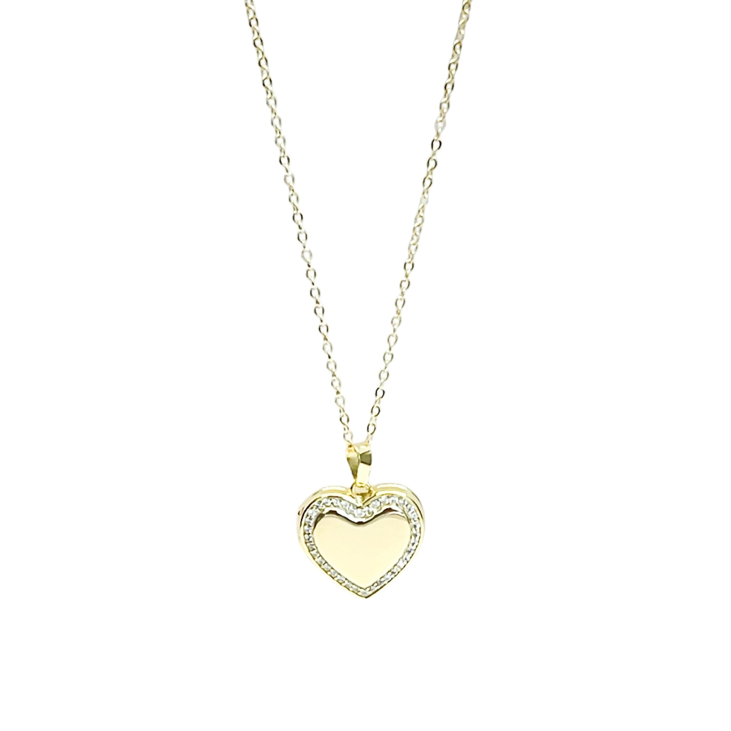 Becca Heart Locket Necklace