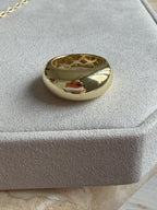 Carla Kalın Düz oval Yüzük