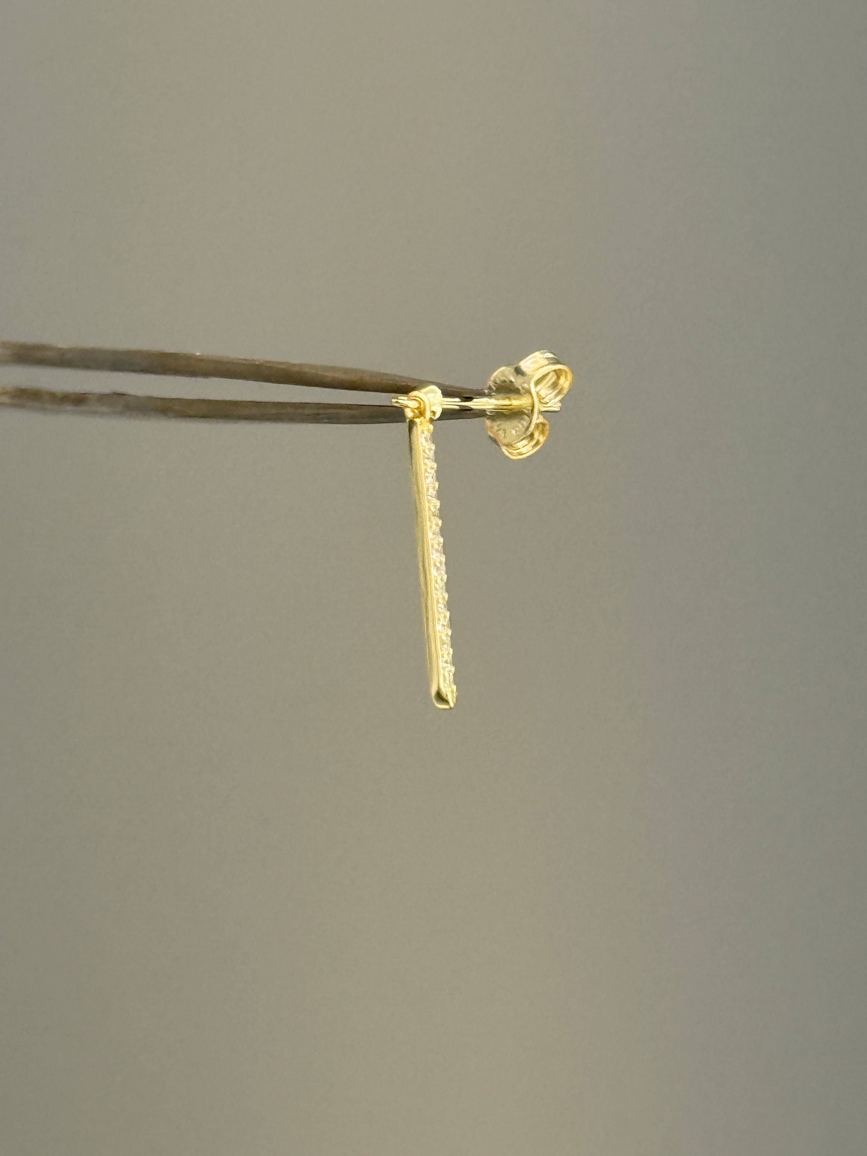 Carla Çizgi L Piercing-Küpe