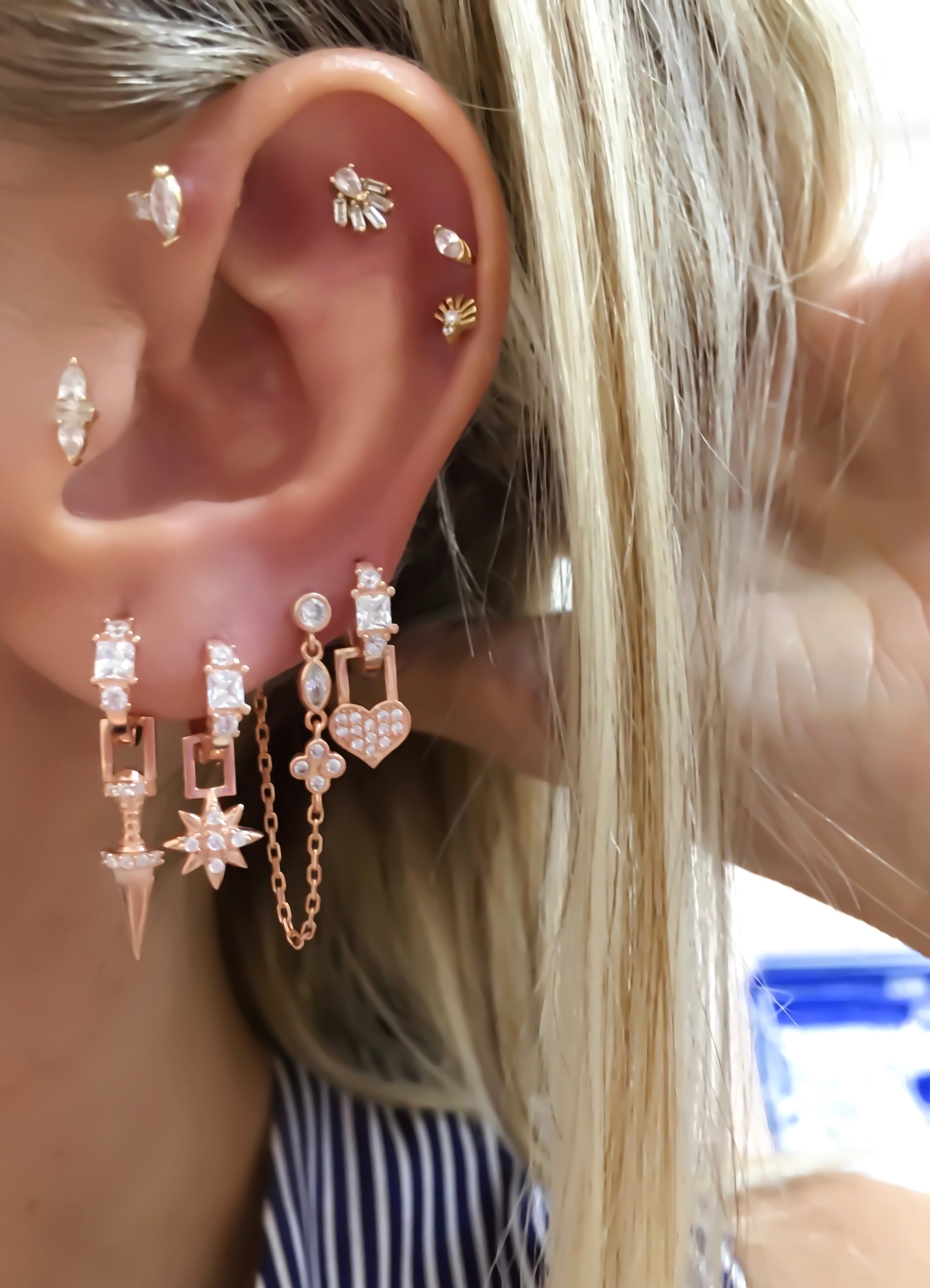 Cara Mia Chain Earrings