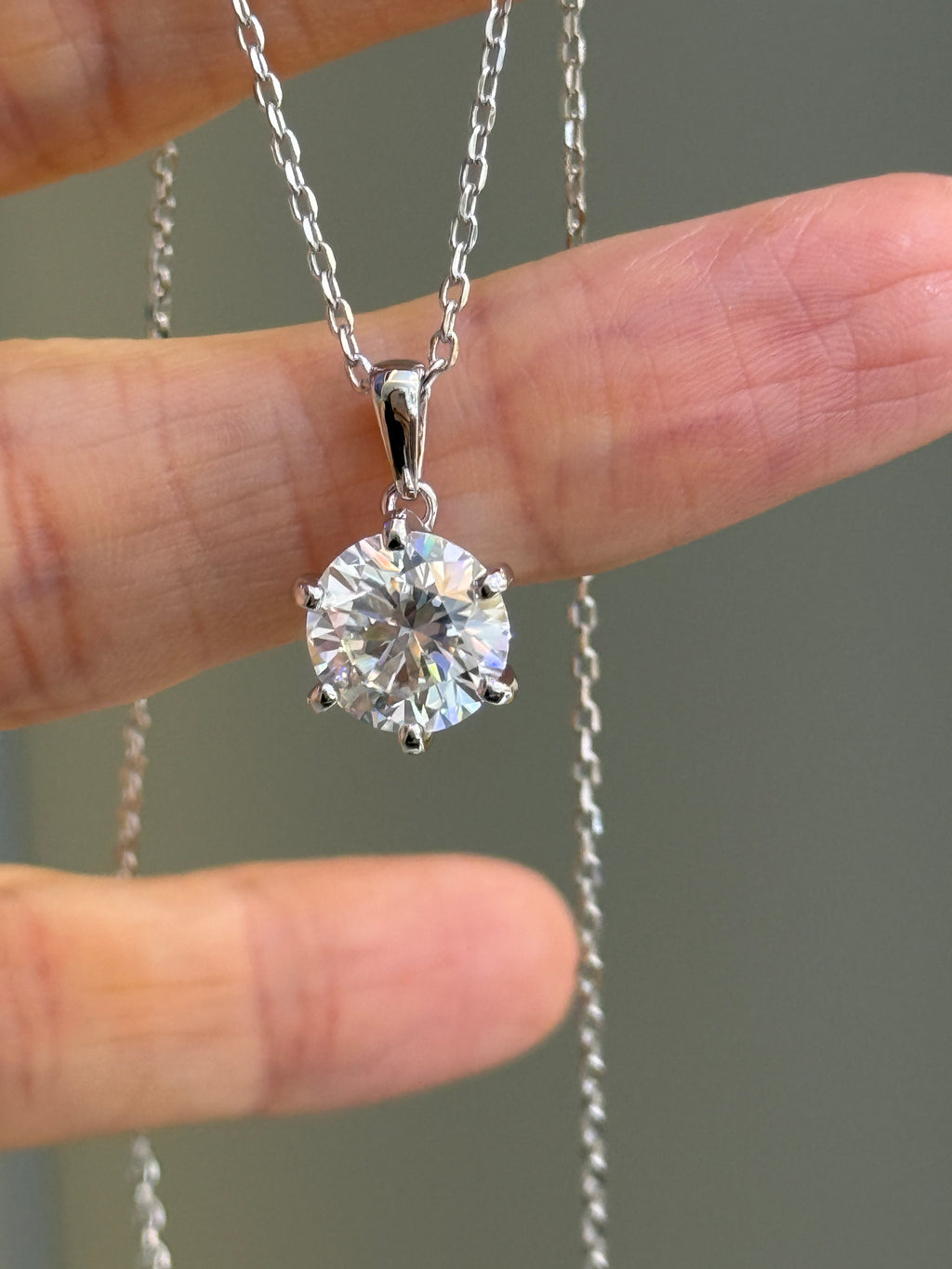 Mozanit Tektaş Kolye