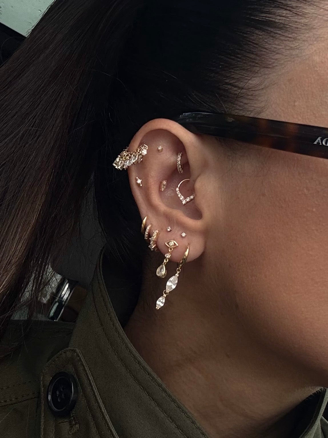 Helen 18 Gümüş Piercing
