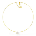 Lugo Markiz Taş detaylı Cuff Kolye