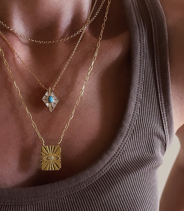 Serena Eye P Necklace