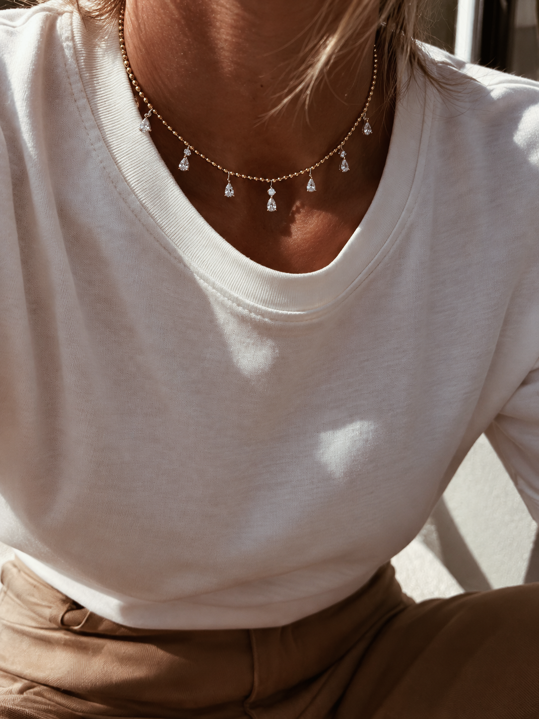 Mona Drop Choker  Kolye