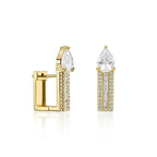 Brige Baget  Altın kaplama Gümüş Küpe