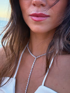 Lugo Damla Taşlı Suyolu Kolye