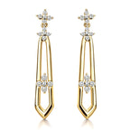 Brige Flower Gümüş Küpe