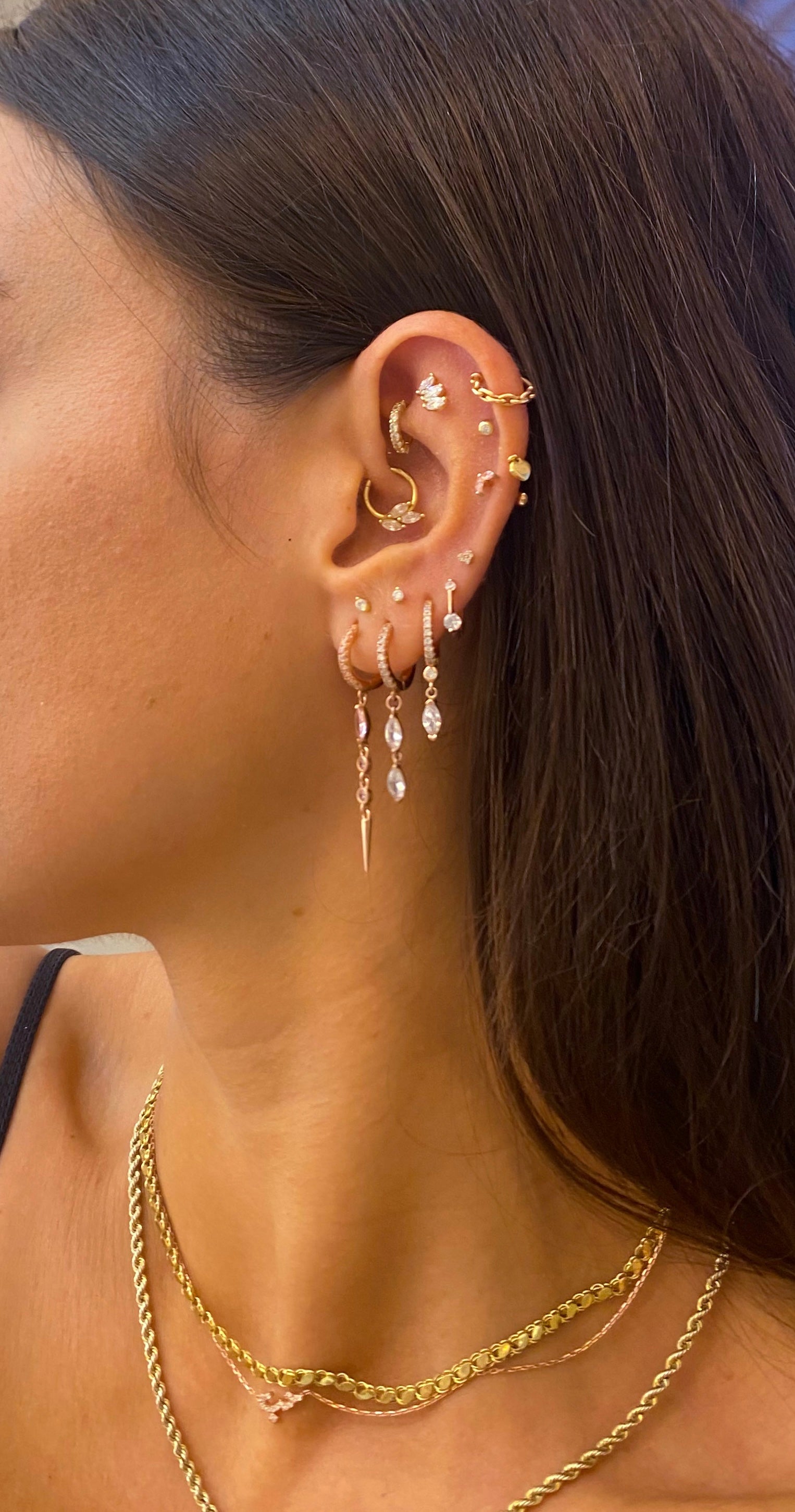 Mia Marquise 14 K Piercing