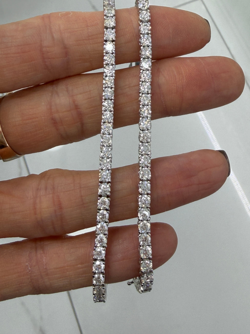 Mozanit Suyolu Bileklik Sertifikalı