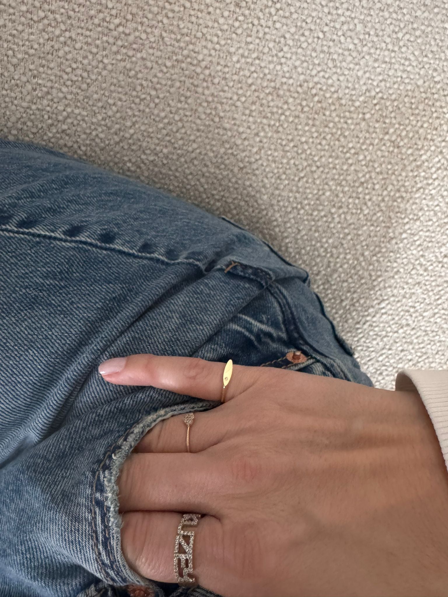 Leonie Minimal  Serçe Yüzük