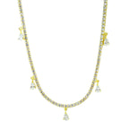 Beşli Damla Tennis Choker