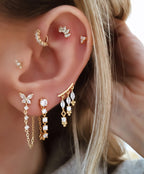 Lizza Trio Marquise Earrings