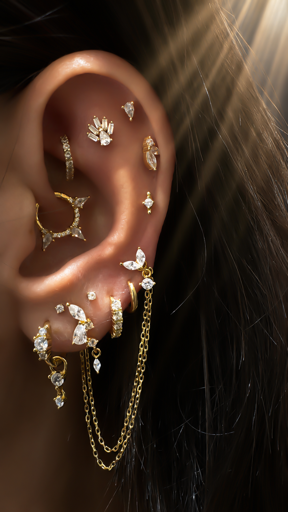 Sicilya Lotus Gümüş Küpe
