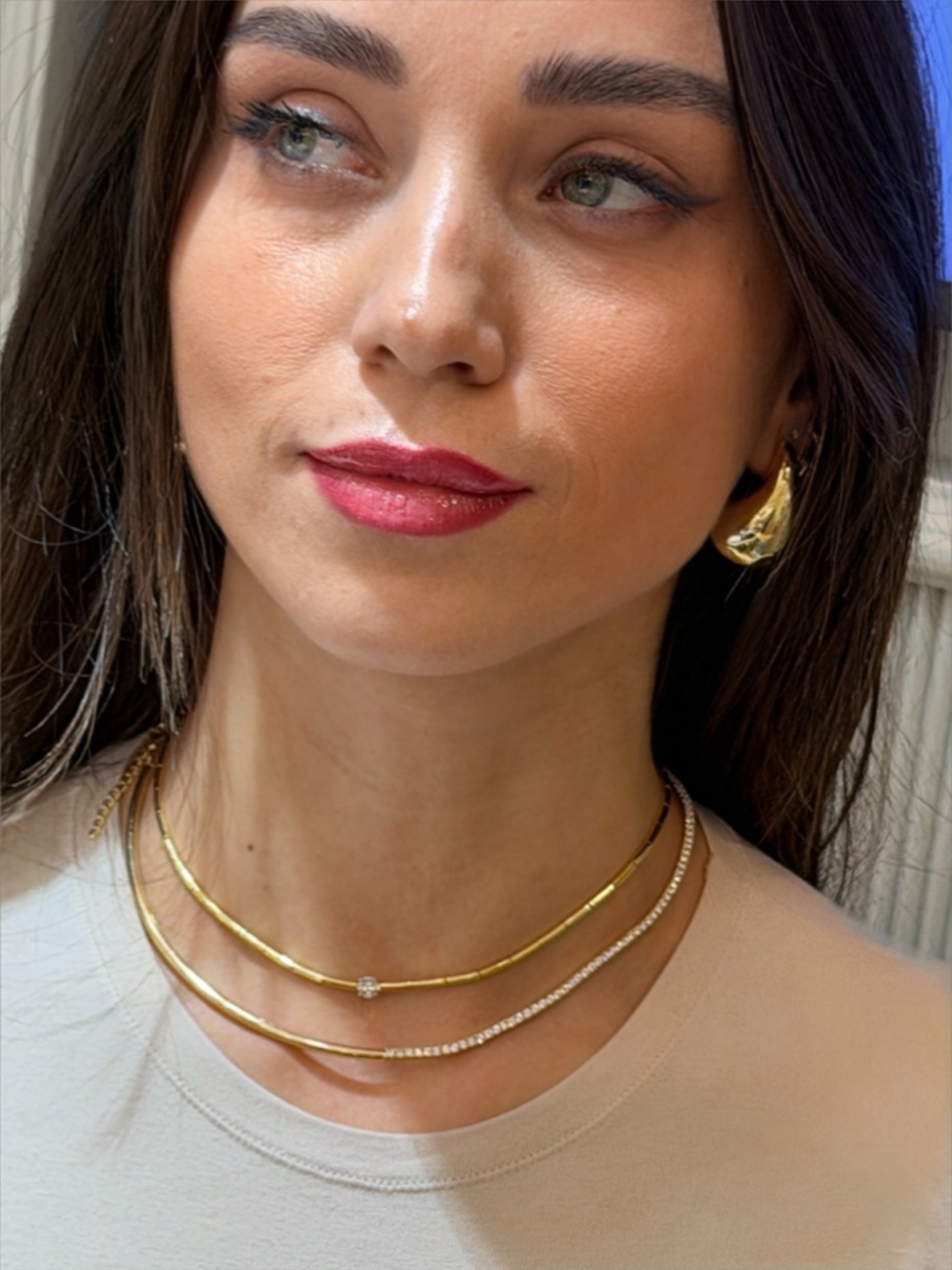 Lucca Gümüş Suyolu Kolye