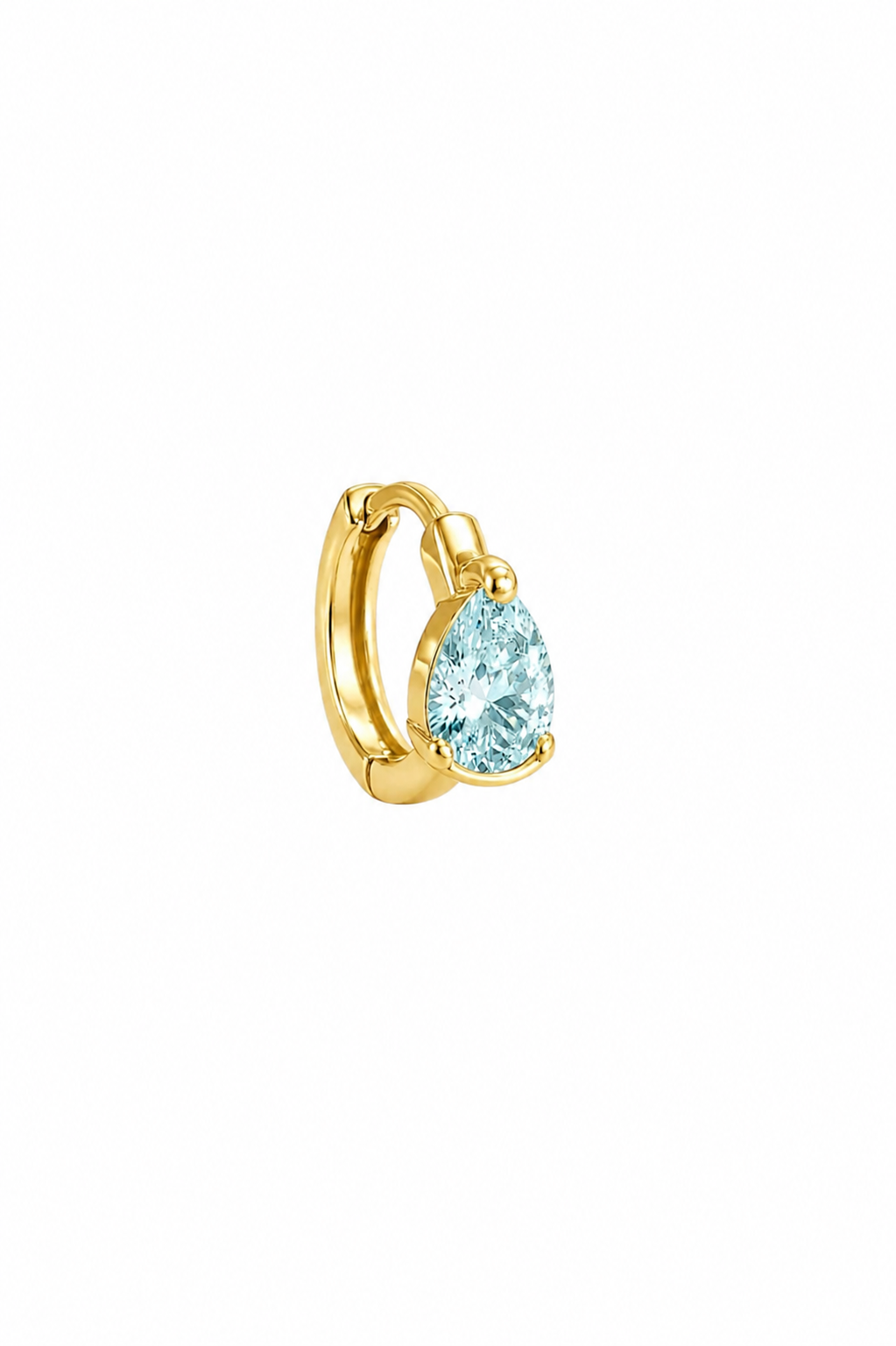 Helen Minimal Aqua Damla Küpe