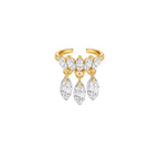 Tina Kristal detayli Kıkırdak Cuff