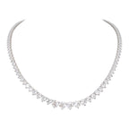 Lucca Süzme Taşlı Gümüş Suyolu Kolye