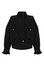 Evelyn Trençkot Siyah