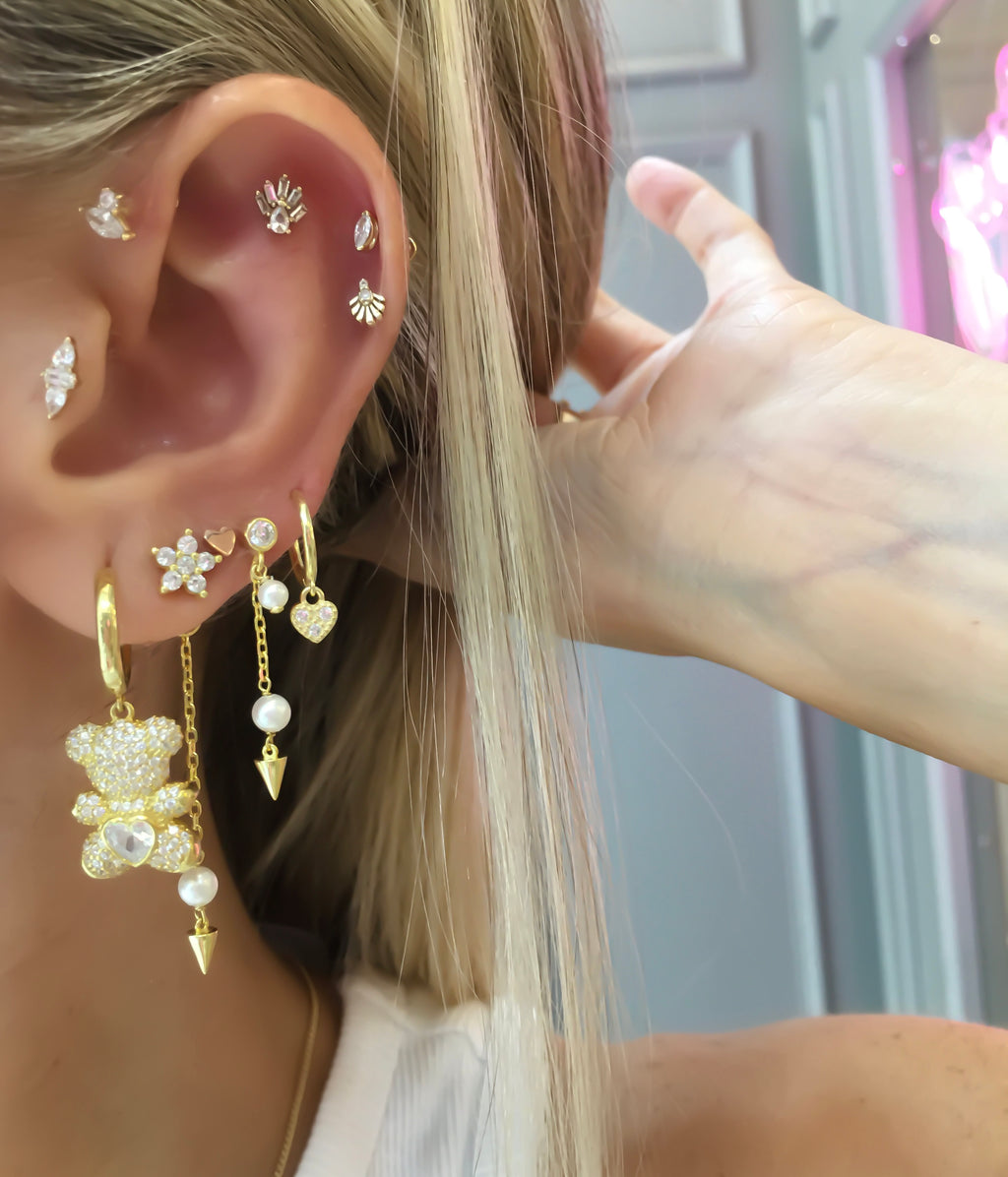 Dora Mini Wings 14K Piercing