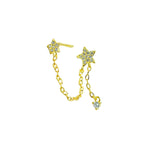 Lizza Double Star Earrings