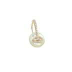 Marie Disc Mother of Pearl Earrings