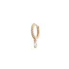 Lora Marquise Hoop Earrings