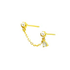 Lizza Micro Drop Pearl Earring