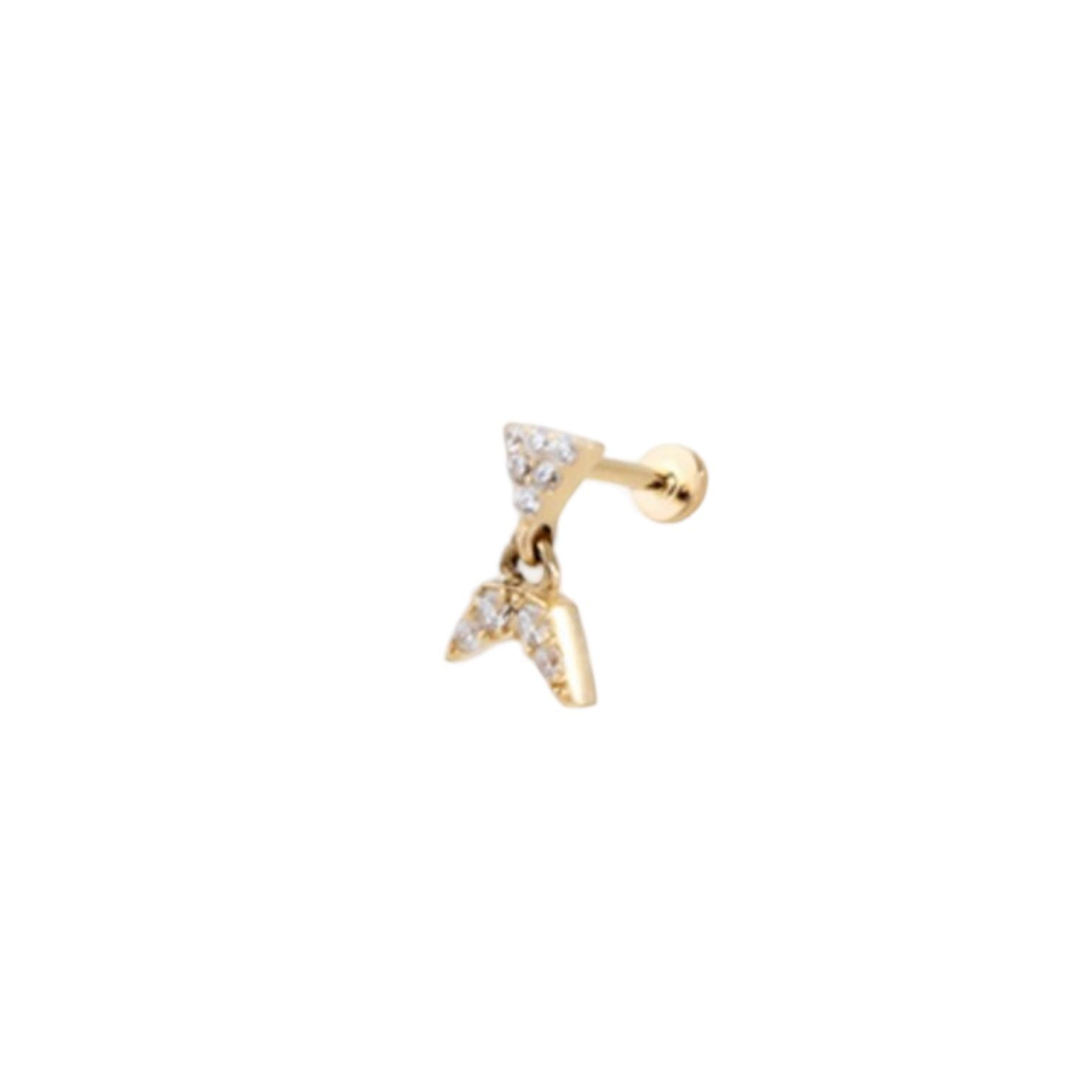 Baller 14K Gold 1 Piercing
