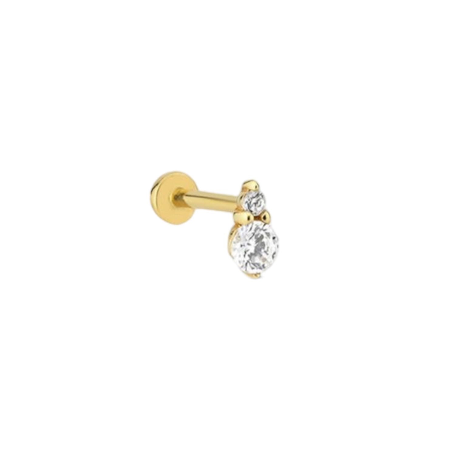 Baller 14K Gold 8 Piercing