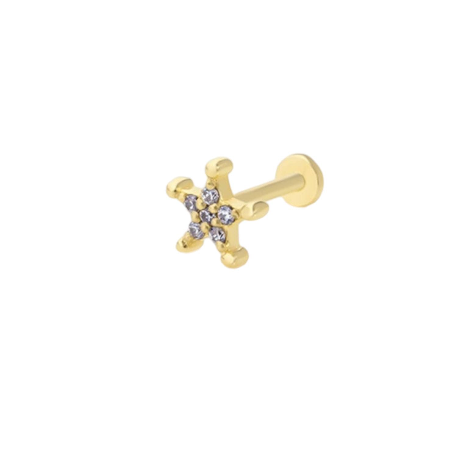 Baller 14K Gold 6 Piercing