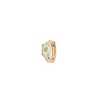 Lora Mother of Pearl Hugi Earrings