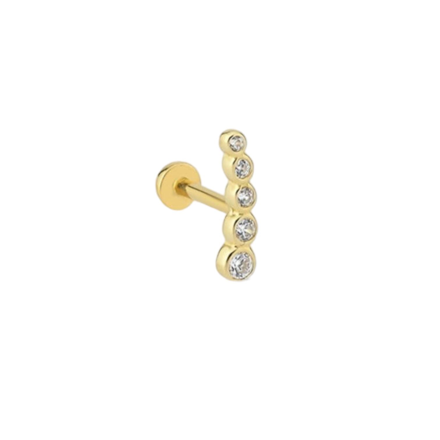 Baller 14K Gold 4 Piercing