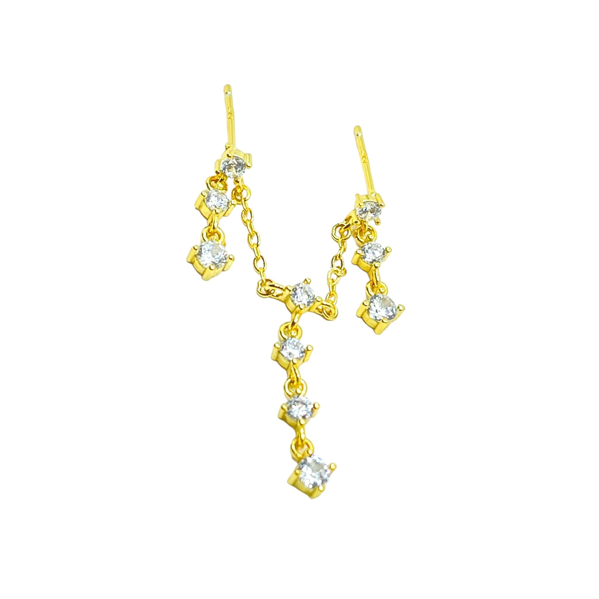 Lizza Double Seed Earrings