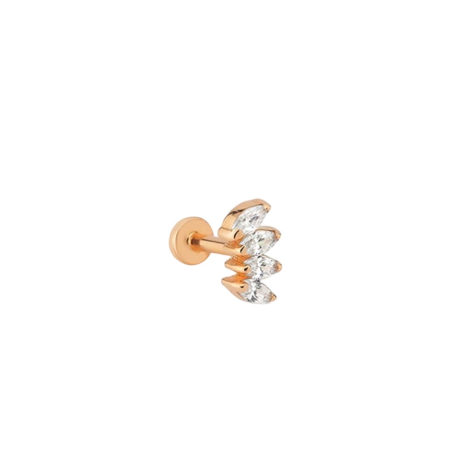 Baller 14K Gold 16 Piercing
