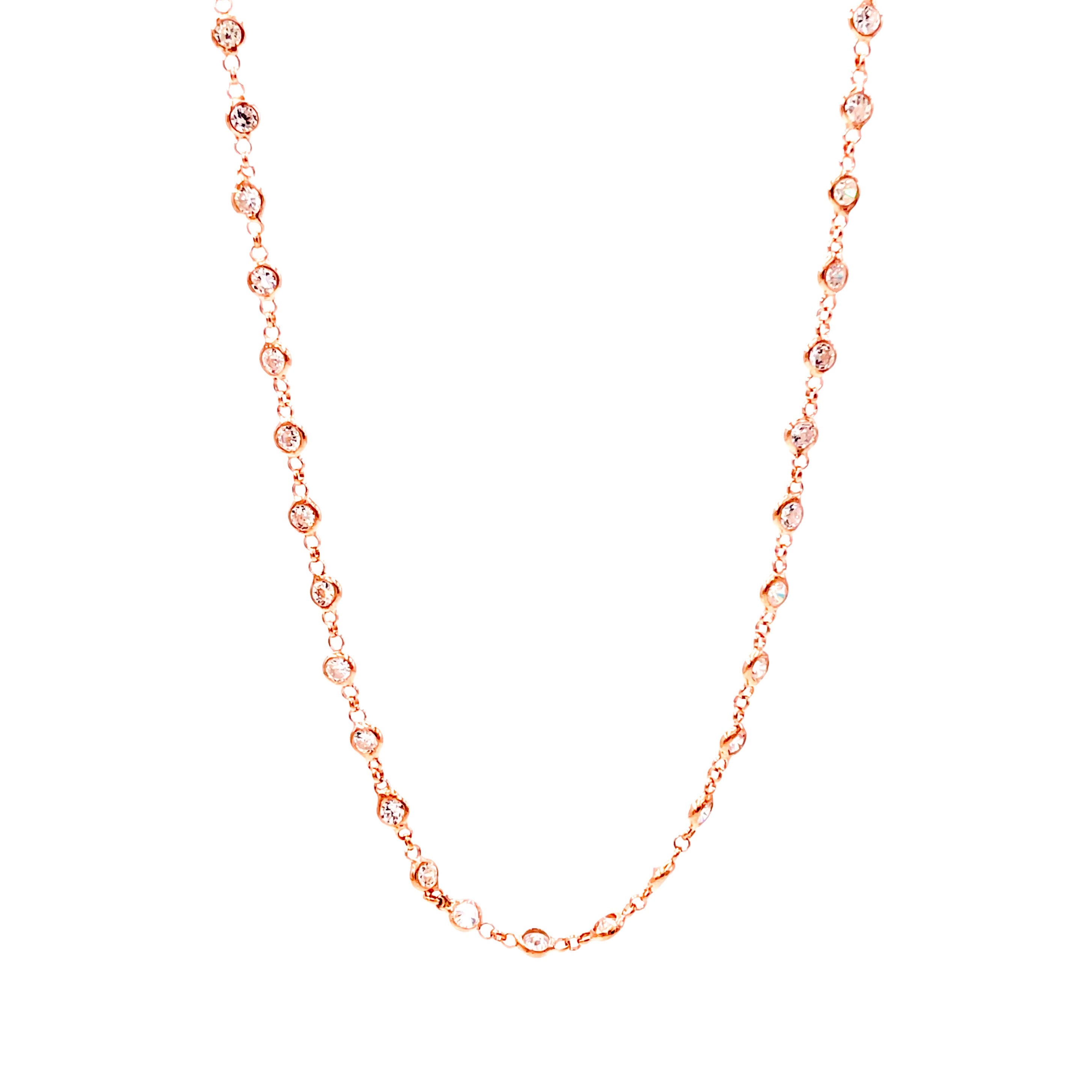 Sıra Taşlı Uzun Kolye