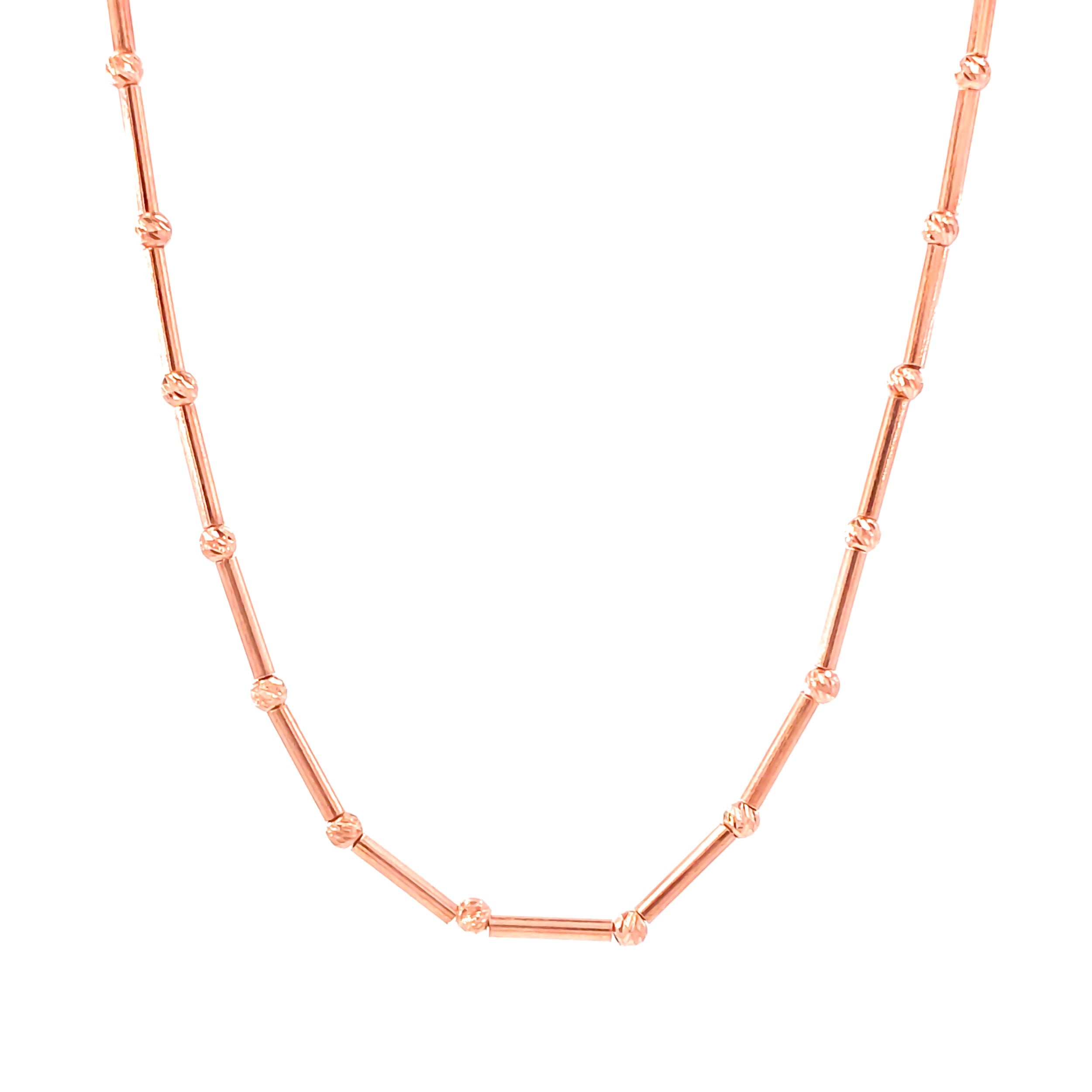 Boru Top Zincir Kolye 50 cm