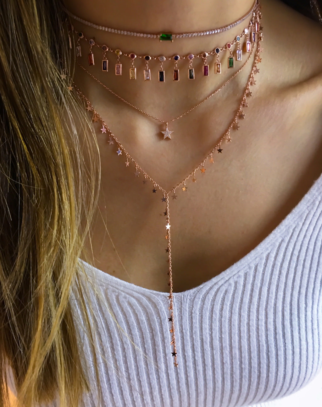 Raimbow Taşlı Choker