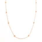 1 m  Beyaz Taş Kolye