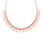 Beyaz Taşlı Baget Choker