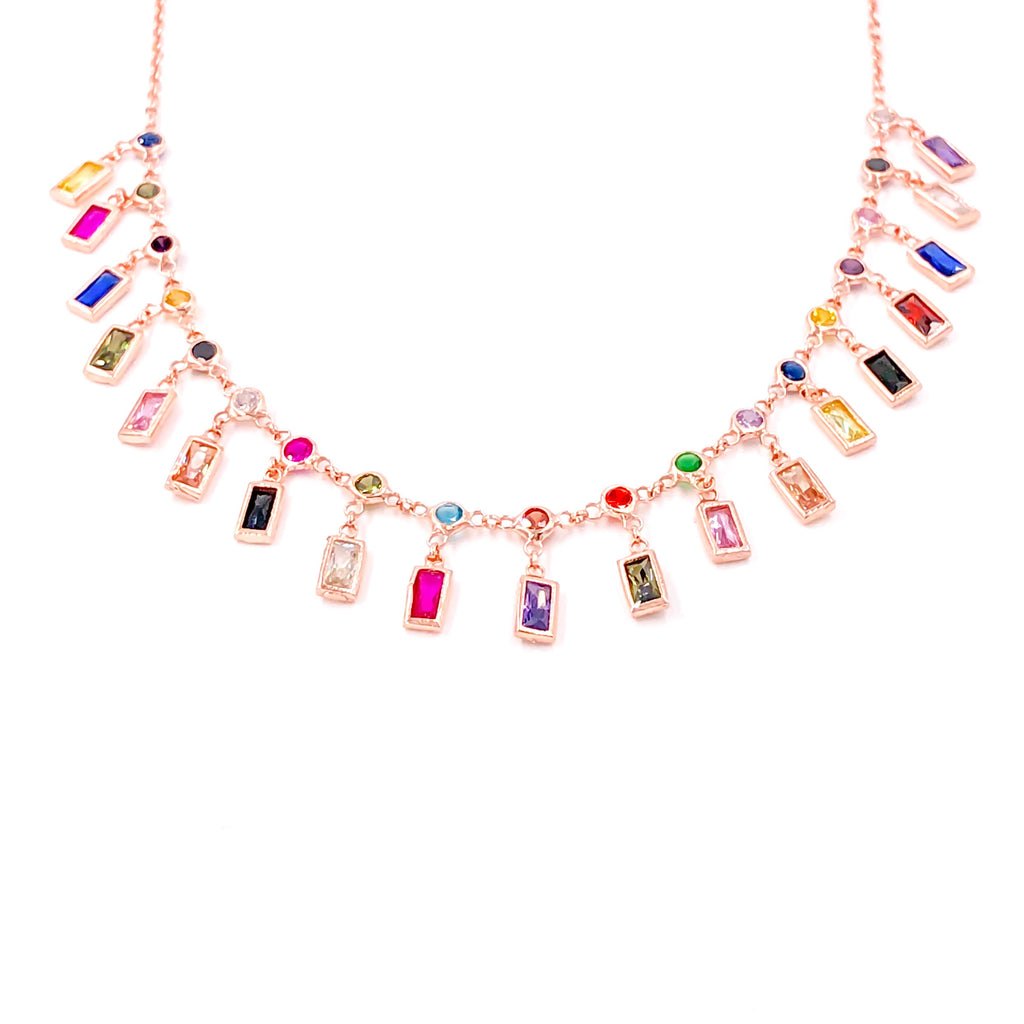 Rainbow Taşlı Halhal