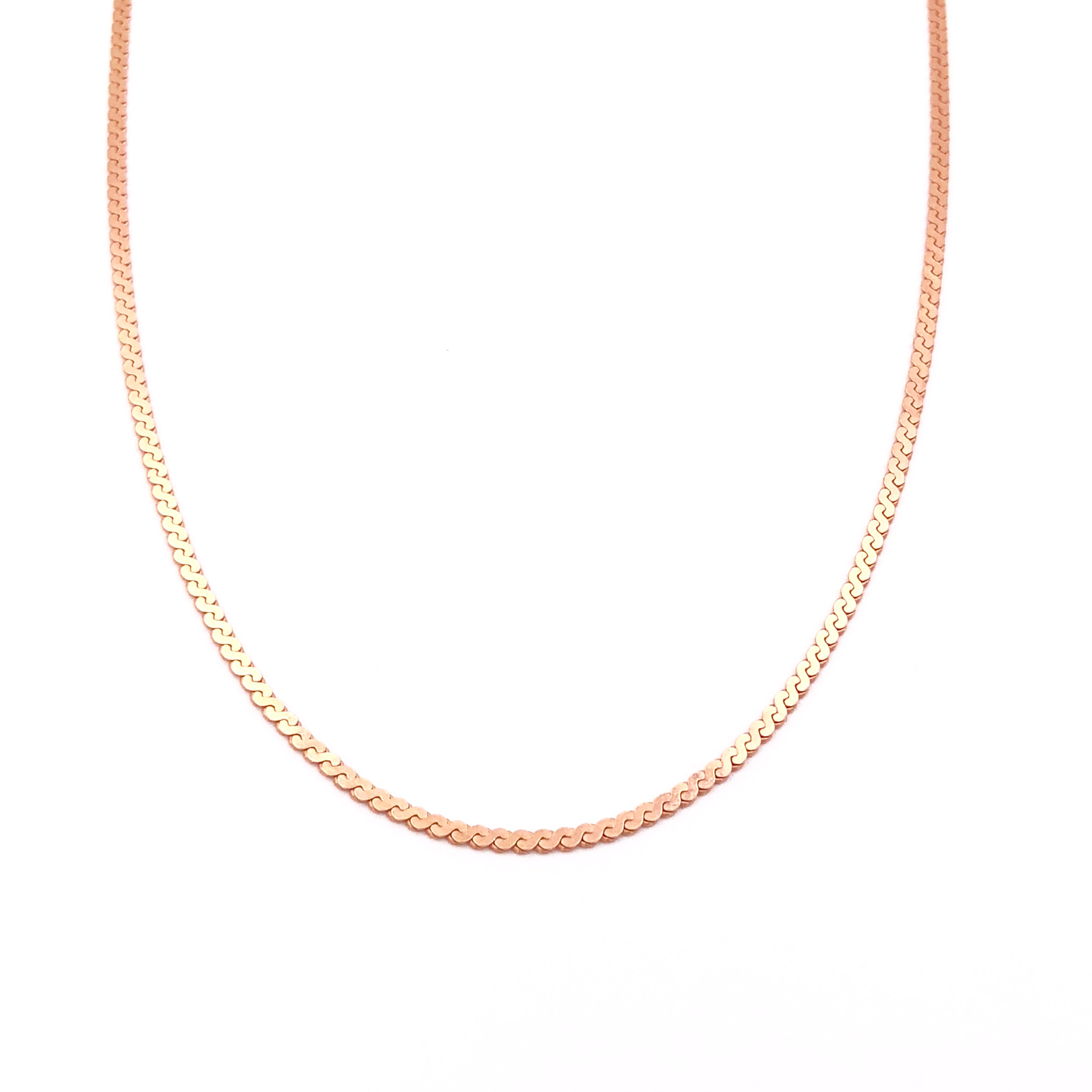 Örgü italyan kolye 60 cm