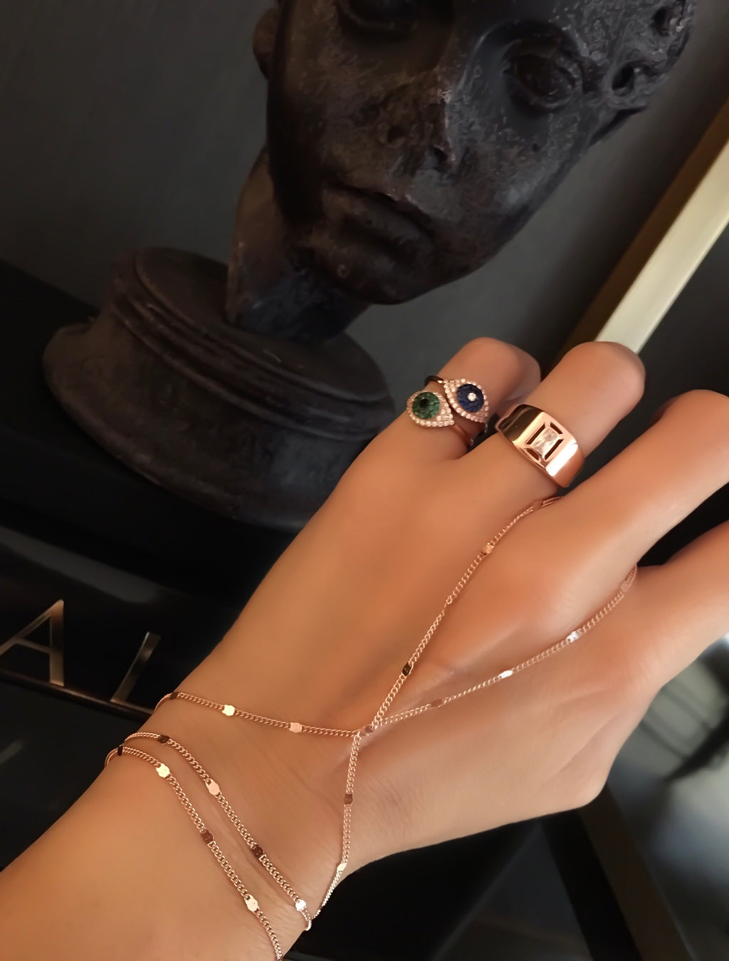 Üç sıra Bileklik Şahmaran